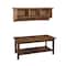 Alaterre Furniture Revive Storage Coat Hook with Bench Set ARVA030420 - alternate 2